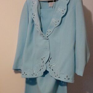 Light Blue 2pc Suit